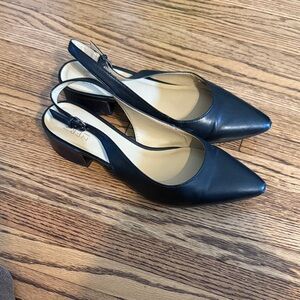 Naturalizer Black Slingback Heels
